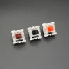 Keyboards Gateron mechanical keyboard silent switch Black Red brown 3pin transparent case compatible RGB LED lamps cherry mx Kailh