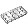 Baking Moulds Stainless Steel Ice Molds 3D Round Balls Tray Home Bar Party Hockey Holes Making Box With Cover