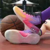 Sports Shoes Breathable Mesh Basketball Shoes Practical High Top Shoes Air Cushioned Shoes