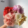 Fiori decorativi artificiali 9 teste rosa orchidea fiore bouquet rose di seta accessori per matrimoni finti falsi