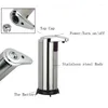Flytande tvåldispenser ir sensor infraröd rörelse rostfritt stål touchless automatik för kök badrummet