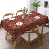 Tafelkleed gouden paisley tafelkleed vintage bloemenprint rechthoekige hoes tafelkleden mode voor evenementen eettafels