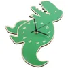 Wall Clocks Home Decor Household Non-ticking Clock Table Kids Bedroom Basswood Alarm Silent