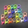 10Pcs/Lot 26mm Colorful Plastic Lobster Clasp Hooks Keychain End Connectors For Jewelry Making DIY Chain Accessories