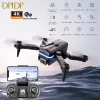 Drönare RC Drone 4K Profesional HD Wide Vinle Camera 1080p WiFi FPV Dron Dual Camera Quadcopter RealTime Transmission Helicopter Toys