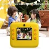 Câmera de impressão de câmera instantânea infantil 2.0 1080p Vídeo PO Câmera digital com papel de impressão térmica para crianças brinquedos de presente de aniversário 240327