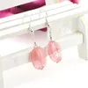 Boucles d'oreilles en peluche de mode 13 couleurs pierre naturelle 13x18 mm ovale féminine accessoires accessoires de mariage de Noël cadeau de cadeau