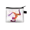 Rhythmic Gymnastics Print Coin Purse Ballet Dancer Cute Wallet Key ID Credit Card Holder Money Coin Bag Women Napkin Bags Gift