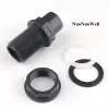 1pc Hi-kvalitet 20 ~ 63mm PVC Aquarium Fish Tank Pipe Connectors Vatten Tank Intag överflödet Joints Aquatic Pet Pool UPVC DIY Tools