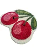 Badmattor filt kantin badrum absorberande fotkudde söt frukt för hushållsbruk