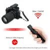 Tillbehör Kamera fjärrkontroll 50m trådlös styrenhetsslutare med avtagbart klipp för Canon Nikon Sony Fujifilm Olympus Pentax