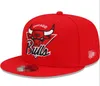 Basket American Basketball "Bulls" Hats Snapback 32 squadre Designer di lusso Finals Champions Locker Room Casquette Sports Cappello Spet Snap Back Cap A24