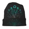 Berets Yggdrasil Moon Phases Tree Of Life Skullies Beanies Hat Hip Hop Men Women Outdoor Caps Warm Multifunction Bonnet Knit