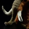 Mignon africain faune rhinocéros éléphant hippopothe peluche poupée réalisée en peluche bouffée