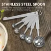 Bowls 10Pcs Measuring Cups Premium Stackable Tablespoons Spoon Set Stainless Steel And Spoons