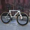 Bicicletas Mettr engrenagem fixa Bicyc alumínio Liga de alumínio 700c Conjunto de roda de roda Cubra de roda de linhas de lâmina de peças de bicicleta fixa L48