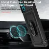 Magnetischer Ringhalter Stoßdichtungssicherer Rüstungshüllen für Motorola Moto G22 G32 G52 G62 G82 Schleife Objektiv Schutzabdeckung
