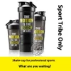 GIANXI Shaker Bottles Gym Sports Protein Powder Mixing Bottle Outdoor Portable Leak Proof Plastic Cup Drinkware