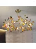 Lampadiers Bellissimo illuminazione agata decorazione per soggiorno camera da letto altezza del ristorante lampada colorata regolabile include la lampadina