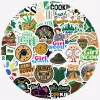 50pcs Girl Scout Camp Cookie Stickers Vintage For Gift Diy Kids Notebook Luggage Motorcycle ordinateur portable Réfrigérateur Sécale GRAFFITI