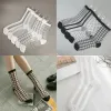 Sexy Lace Women Socks Summer Ultra-thin Transparent Mesh Fishnet Short Socks Elasticity Casual Breathable Black White Crew Socks