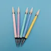 Diamond Embroidery Double Head Point Drill Pen Dot Painting Point Pen Nail Art Rhinestone Picker Wax Pencil Crystal Handle Tool