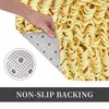 Badmattor Fry Instant Noodles Mat Fast Food Absorberande toalettplatta för dusch Heminredning Anti Slip Foot Custom Badrum
