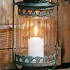 촛불 홀더 하우스 홀더 손잡이 독특한 장식 테이블 유리 금속 램프 빈티지 로맨틱 수직 노르딕 부지 방