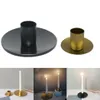 1pcs Kerzenhalter Metall Candlestick Desktop Dekor Hochzeitsfeiern Festival Candelabra 7*3*2,7 cm 10*3*2,7 cm Home Suplies