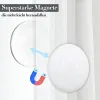 1/8st Stark magnetisk duschgardinvikter Vattentäta tunga magneter förhindrar gardinfoder från att blåsa runt arbets drapering