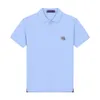 Polo's van heren van hoge kwaliteit heren top lente/zomer katoen geborduurd snel drogende rimpelbestendig shirt top zakelijke vrije tijd sport korte mouw t-shirt aziatische maat