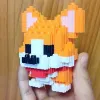 SC Animal Shiba Inu Husky Corgi Schnauzer Dachshund Pudel Doberman Hund Haustier 3d Mini Magic Blocks Ziegelgebäude Spielzeug Geschenk No Box