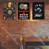 Vintage Beer Metal Tin Znaki napoje Plakaty do klubowego baru Pab Man Cave Wall Work Art Plaques Malowanie Zdjęcia Dekoracja domu