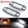 2pcs Beyaz Canbus LED Plaka Plaka Işığı Volvo S80 XC90 S40 V60 XC60 S60 C70 V50 XC70 V70 Beyaz Otomobil Styling Numarası Lamba 12V