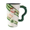 Mugs Christmas Couple Ceramic Mug Trend Creative Water Cup Home Office Milk Breakfast Gift Coffee