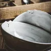 Miski 8-calowe ceramiczne ramen misa ręcznie malowana sałatka z makaronem zwierzęcym mieszanie mieszanki mikrofalowej Bezpieczne zastawy stołowe 1200 ml