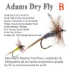 Wifreo 10pcs # 10 # 12 # 14 # 16 Brown Grey Corps Adams Fly Fishing Fishing Flies Dry Fly Fishing Bait Fly Caddis Midge Mayfly