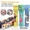 3pcs Couleur aléatoire Envoi du kaléidoscope Rotation Magic Classic Toys Education Nostalgia Nostalgia Games Boys Girls