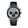 Watch Designer Watch Man Watch Automatic Quartz Movement Watch 44 mm Sapphire Crystal Chronograph Watch ImperproofPELUX ACIER ET STRIPONNEMENT DE RÉSÉBRAL Montre de Luxe