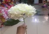 Artificial Hydrangea Flower 80cm315quot Fake Silk Single Hydrangeas 6 Colors for Wedding Centerpieces Home Party Decorative Fl8773717