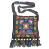 Retro Stickerei Boho -Tasche Messenger Ethnische Quasten -Umhängetasche Hippie Crossbody