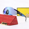 Homens homens Óculos de sol Designer Sol óculos de moda Eyewear polarizada Meia moldura óculos de marca F Brand Goggle Casual Sunshade Unissex Sunnies