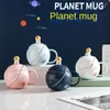 Muggar ins Amazon Planet Ceramic Cup Cute Mug Moon Landing Water Milk KF175