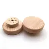 Manico rotondo in rovere diagnello 30/40/50 mm per cassetti cassetti in legno naturale per il guardaroba per mobili cassetti hardware mobili