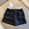 Frauen Satin Shorts Hosen schwarz hoher Taille Sommer Luxusdesigner Shorts Briefe Briefe Casual Elastic Taille Mini Shorts Gurteln