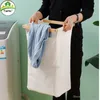 Laundry Bags Bamboo Dirty Basket Folding Fabric Storage Baskets For Home El Bathroom Clothes Organizer