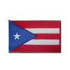 미국 국기 패치 군사 푸에르토 리코 에콰도르 니카라과 아이티 깃발 완장 후크 및 루프 배낭 배지 전술 패치