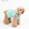 Vêtements de chien vêtements de chien robe de mariée de mariée d'été chat de vêtements de compagnie jupe preppy robes yorkshire poodle bichon vêtements come l46