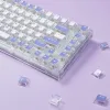 Accessories 128 Keys Transparent PC Keycaps Double Shot Custom Backlit Keycaps Cherry Profile for Cherry Gateron MX Switches Gaming Keyboard