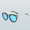 Retro Round Coating Sunglasses Polarized Women Brand Designer Vintage Sun Glasses Woman Metal Arrow Polarized Sunglasses Whole2008940